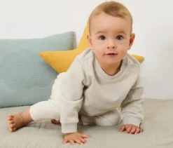 2 Baby-Sweatshirts mit angerauter Innenseite