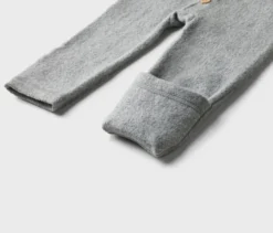 Baby-Walkoverall mit Merinowolle, grau
