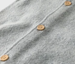 Baby-Walkoverall mit Merinowolle, grau