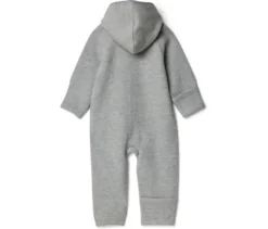 Baby-Walkoverall mit Merinowolle, grau