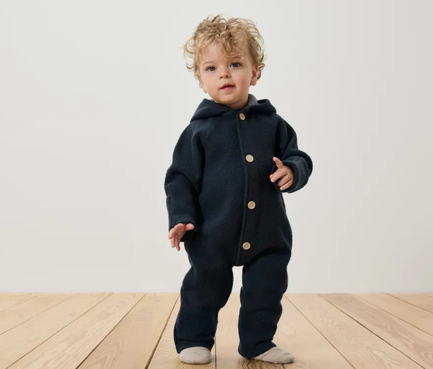 Baby Walkoverall mit Merinowolle