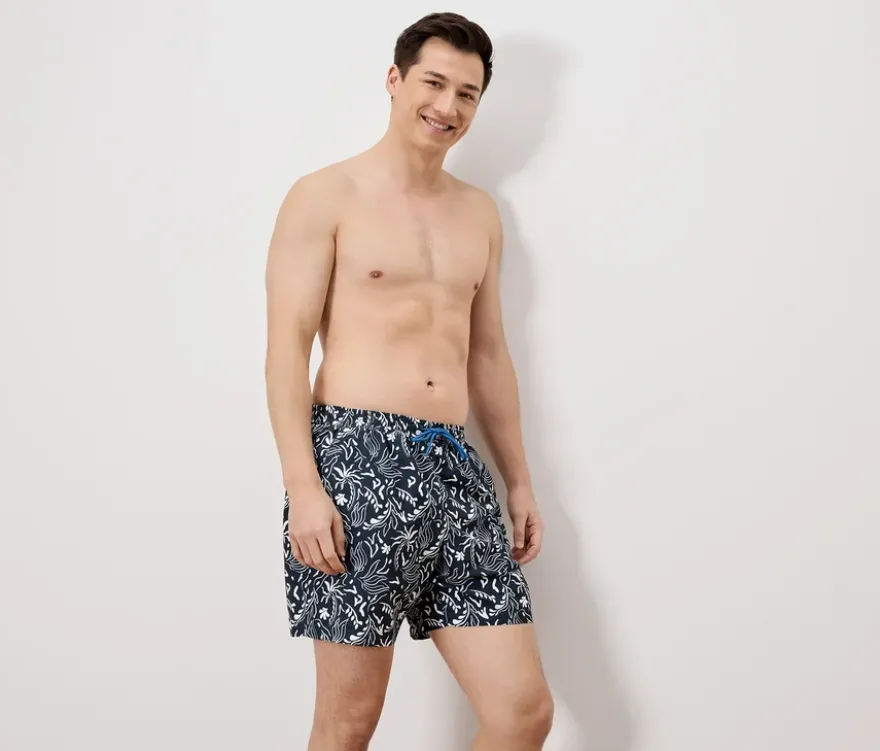 Badeshorts, Alloverprint