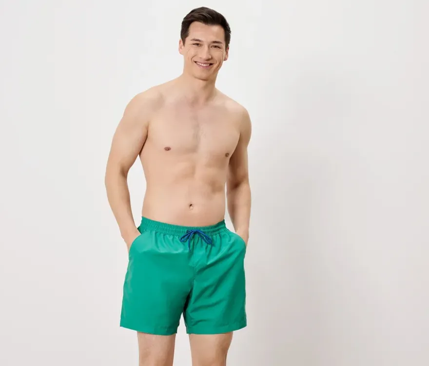 Badeshorts, grün