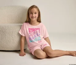 Barbie loves Helene Fischer Kinder-Pyjama, kurz