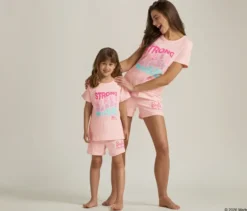 Barbie loves Helene Fischer Kinder-Pyjama, kurz