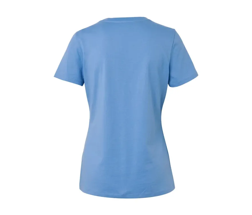 Basic T-Shirt, hellblau