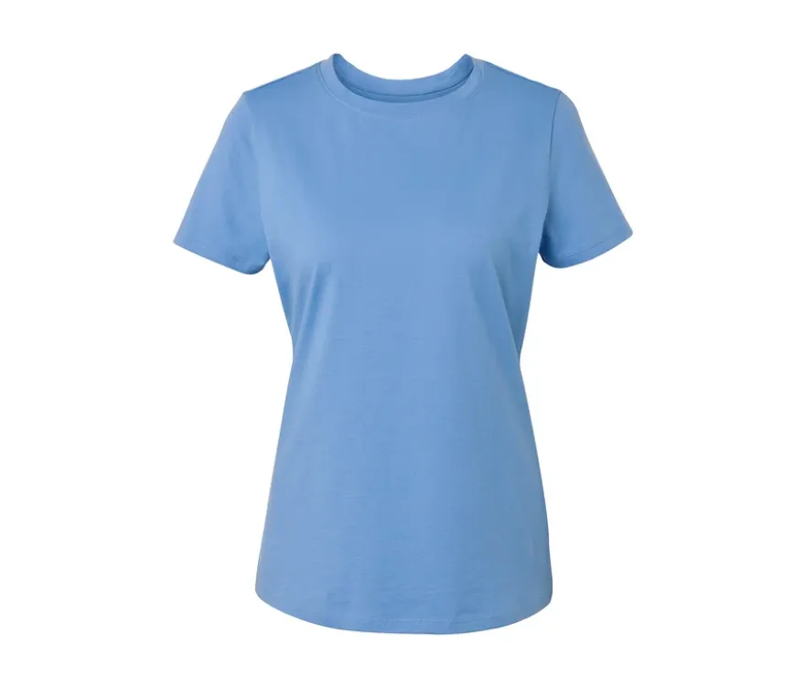 Basic T-Shirt, hellblau