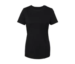 Basic T-Shirt, schwarz
