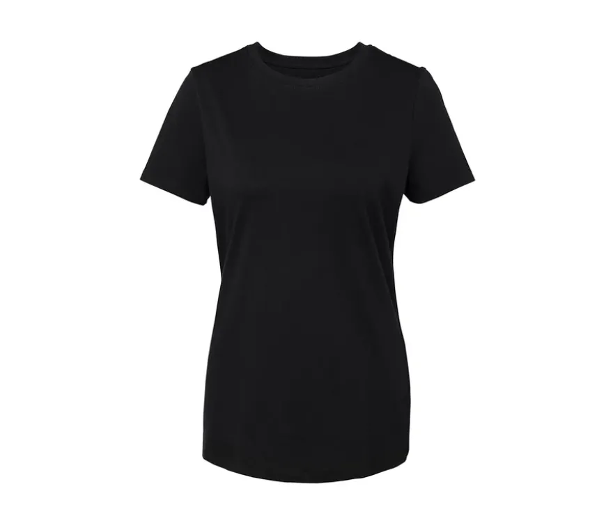 Basic T-Shirt, schwarz