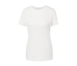 Basic T-Shirt, weiß