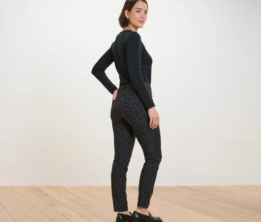 Bedruckte Bengalin-Hose