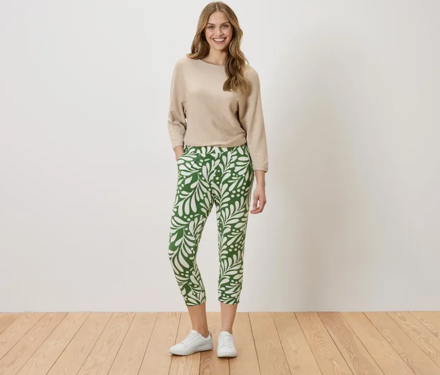 Bedruckte 3/4-Jerseyhose