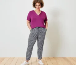 Bedruckte Jerseyhose