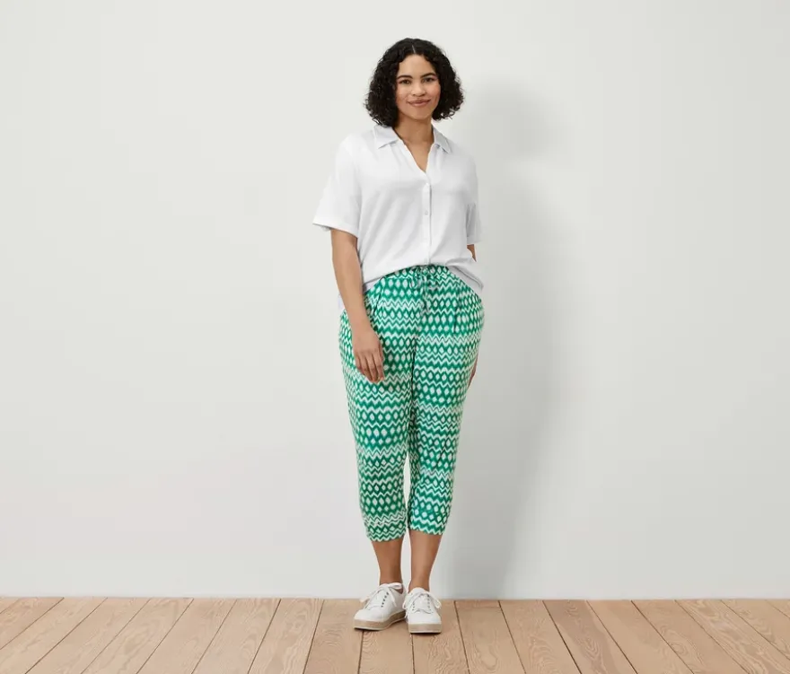 Bedruckte 3/4-Jerseyhose