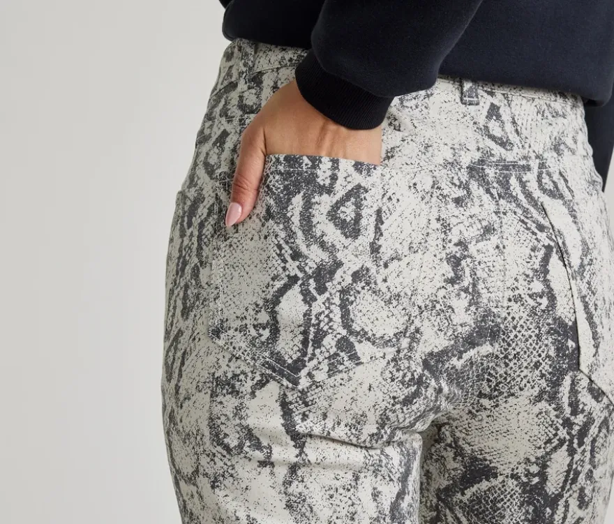 Bedruckte Modern Jeans ‒ Fit »Ava«