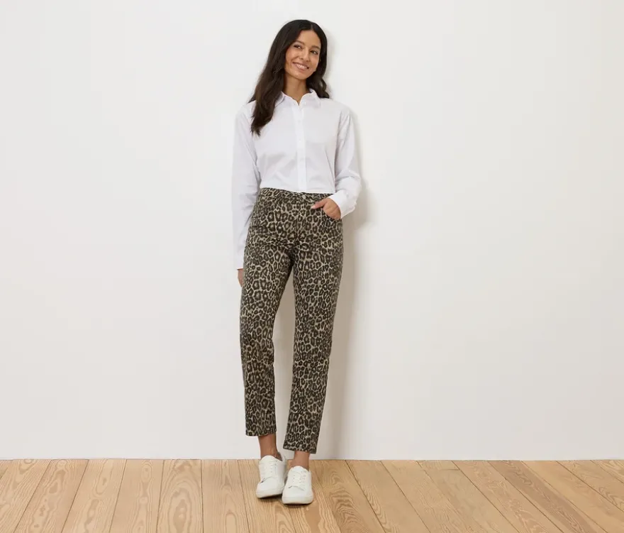 Bedruckte Modern Jeans – Fit »Ava«