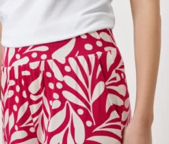 Bedruckte Palazzohose, pink