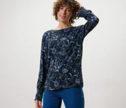 Bedrucktes Blusenshirt