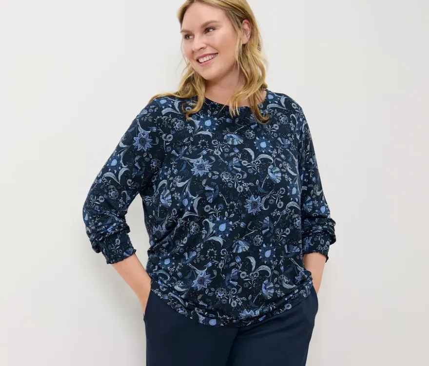 Bedrucktes Blusenshirt