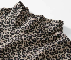 Bedrucktes Blusenshirt mit Stehkragen