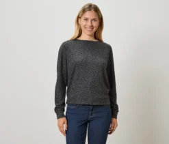 Bedrucktes Fledermausshirt