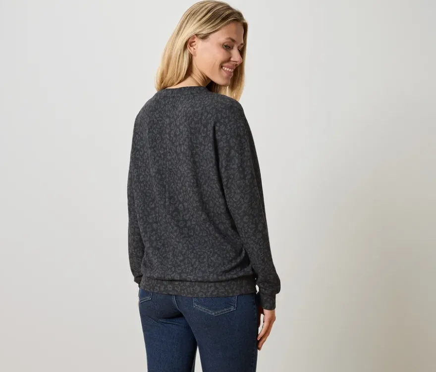 Bedrucktes Fledermausshirt