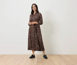 Bedrucktes Hemdblusenkleid