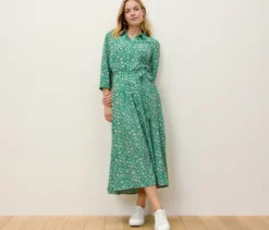 Bedrucktes Hemdblusenkleid
