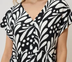 Bedrucktes Jerseykleid