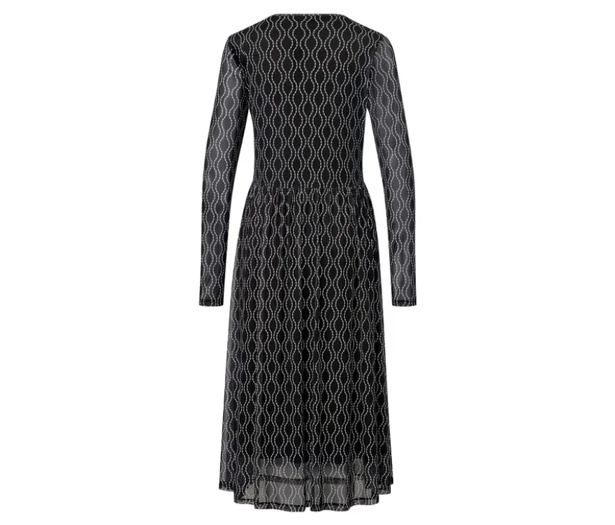 Bedrucktes Mesh-Kleid
