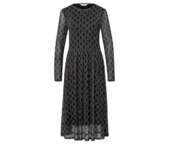 Bedrucktes Mesh-Kleid