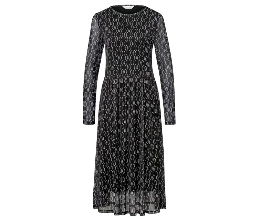 Bedrucktes Mesh-Kleid