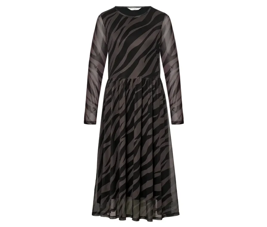 Bedrucktes Mesh-Kleid