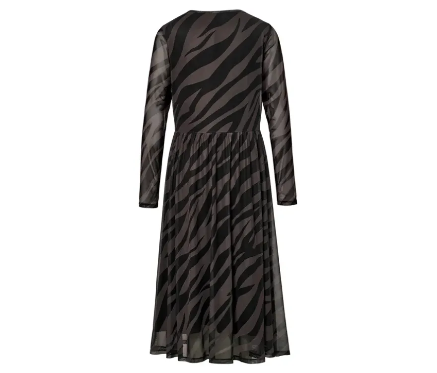 Bedrucktes Mesh-Kleid