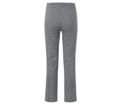 Bedruckte Stretchhose, navy