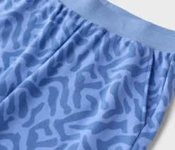 Bedruckte Sweatpants, blau