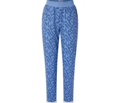 Bedruckte Sweatpants, blau