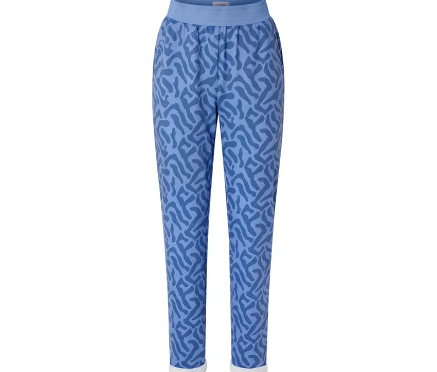 Bedruckte Sweatpants, blau