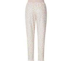 Bedruckte Sweatpants, sandfarben
