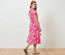 Bedrucktes Webkleid
