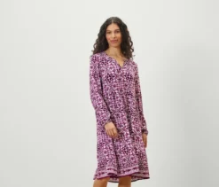 Bedrucktes Webkleid