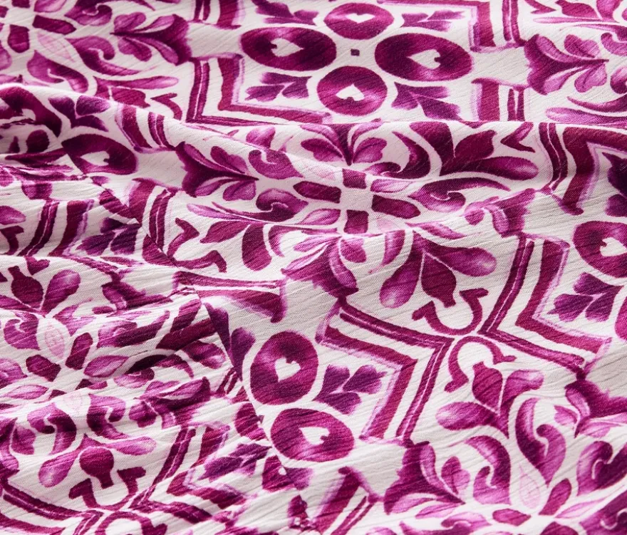 Bedrucktes Webkleid