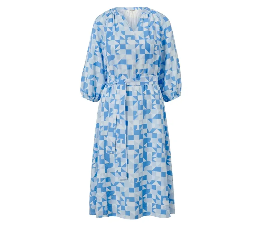 Bedrucktes Webkleid