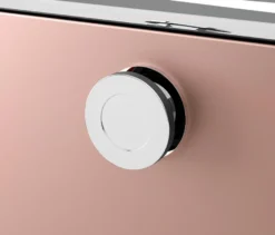 Beistelltisch Metall »CN3« mit 1 Klappfach, altrosa