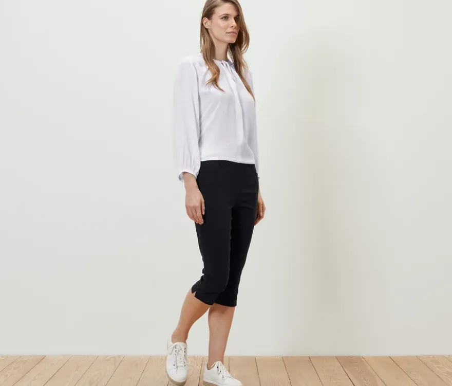 3/4-Bengalin-Hose, schwarz