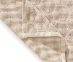 benuta Badematte »Jojo«, Raute, 50 x 80 cm, beige