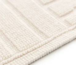 benuta Badematte »Jojo«, Welle, 50 x 80 cm, cream