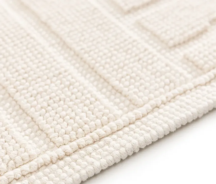 benuta Badematte »Jojo«, Welle, 50 x 80 cm, cream