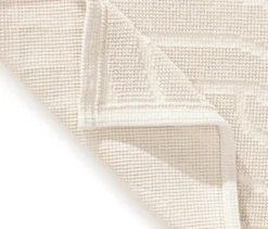 benuta Badematte »Jojo«, Welle, 50 x 80 cm, cream