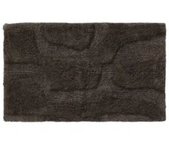 benuta Badematte »Nehir«, grau, 50 x 80 cm